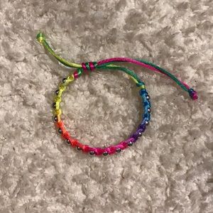 Rainbow Beaded Bracelet